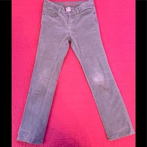 Gymboree cute velvet jeans, girls size 6